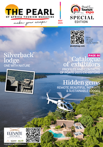 The Pearl Magazine cover featuring scenic coastal views