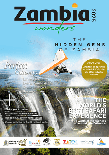 Zambia 2023 magazine featuring Victoria Falls